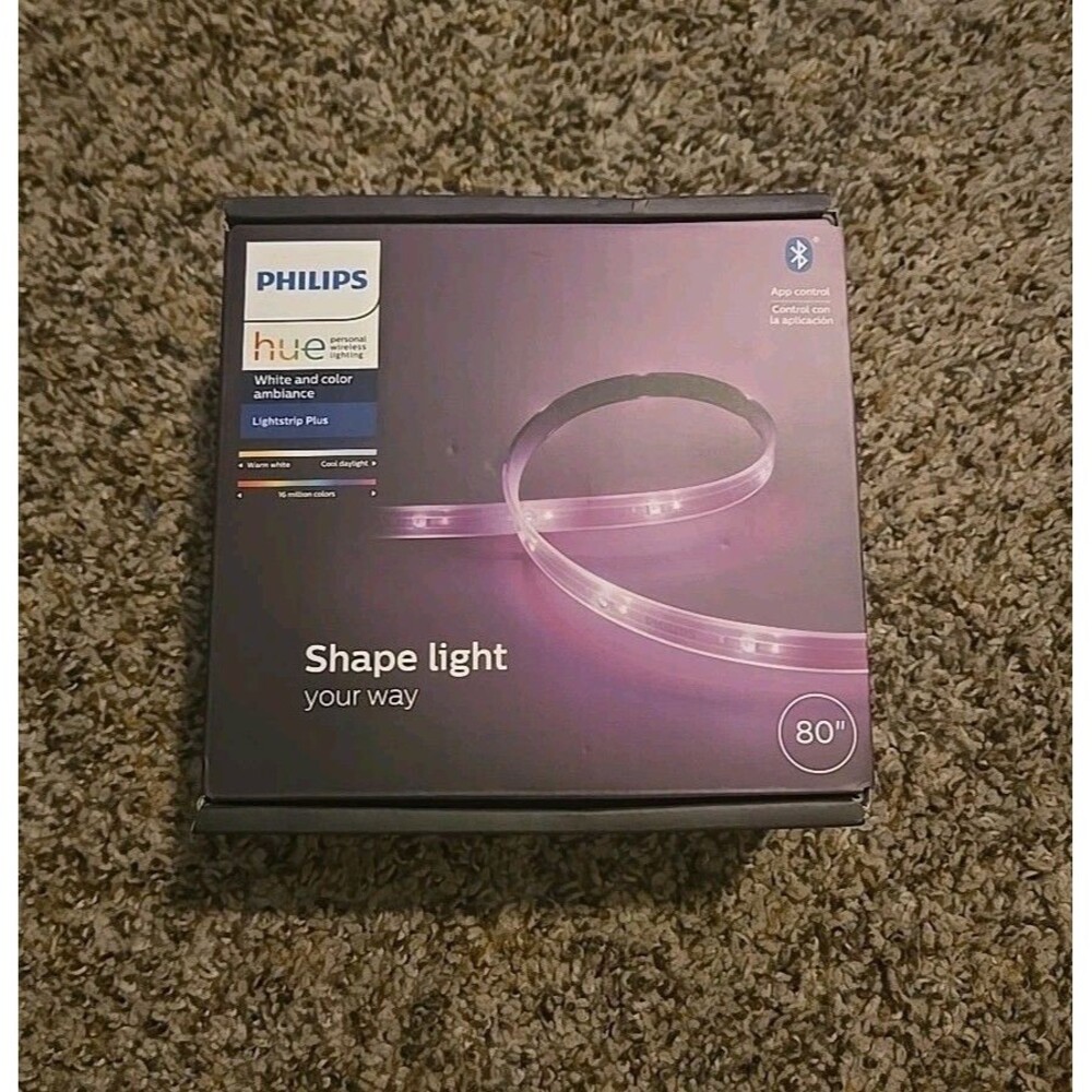 Philips Hue 72" White/Color Ambiance Shape Smart LED Light Strip & V3 Controller